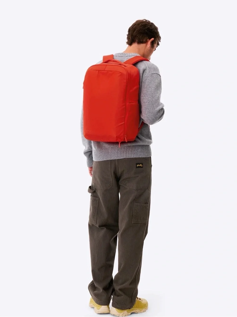 BEIS The Pro Travel Backpack  in Flame